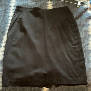 Women’s knit INC skirt size 12 - black elastic waist